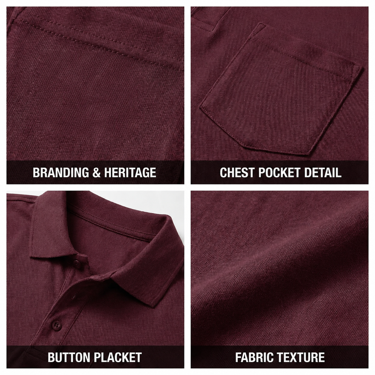 Men's Workwear Loose Fit Heavyweight POLOS (Also Available in Big & Tall)