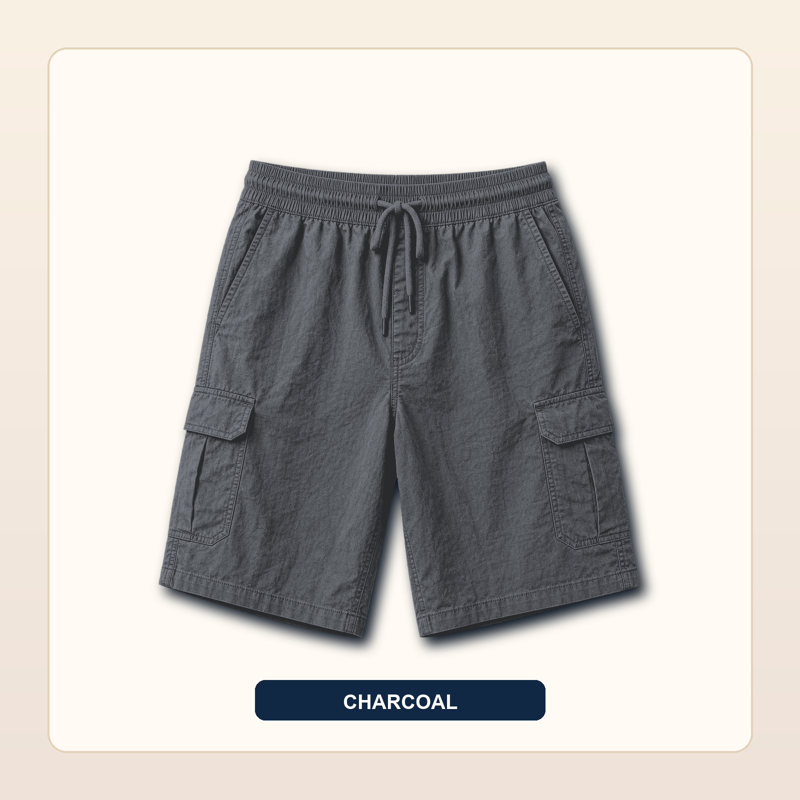 Men's Lightweight Drawstring Cargo Shorts