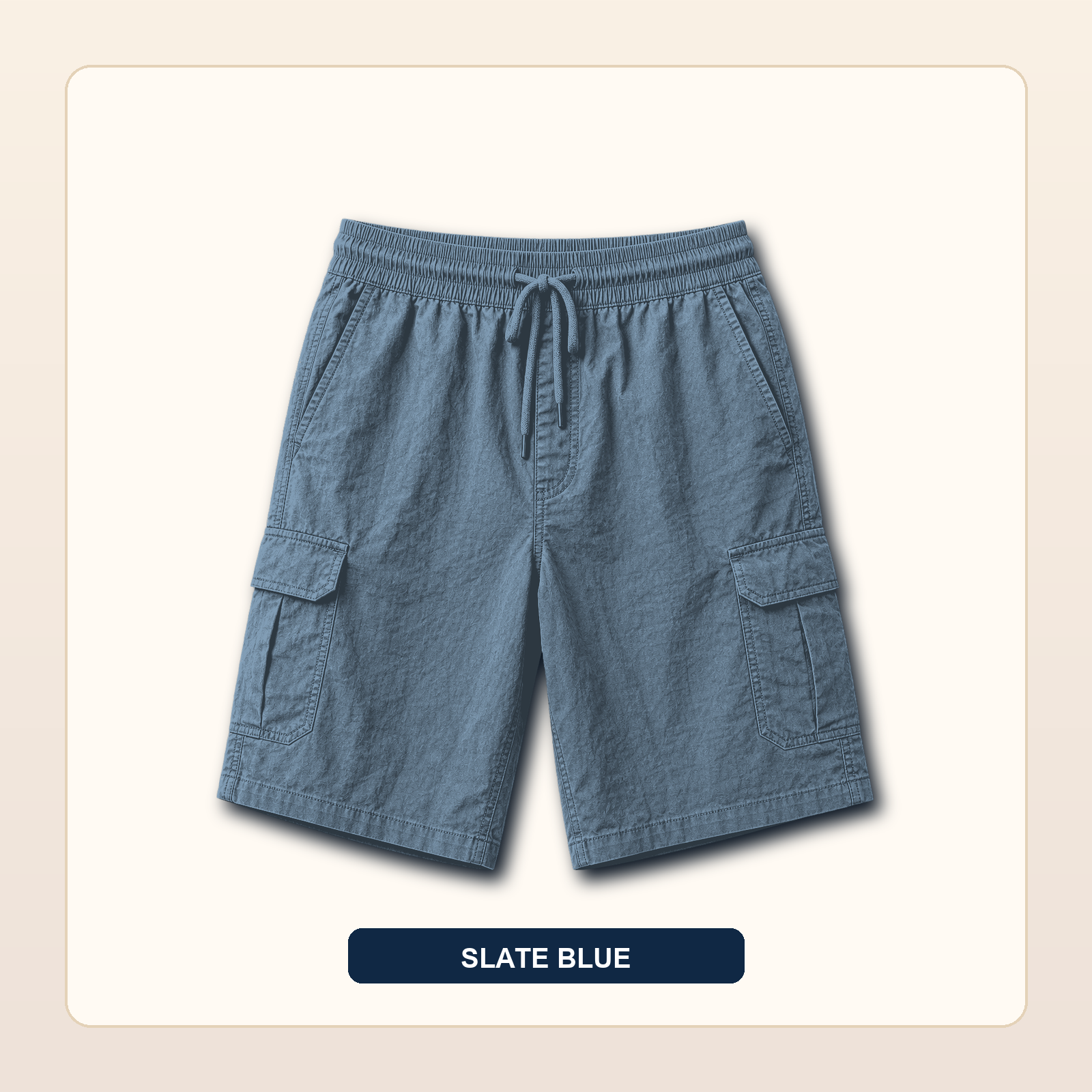 Men's Lightweight Drawstring Cargo Shorts