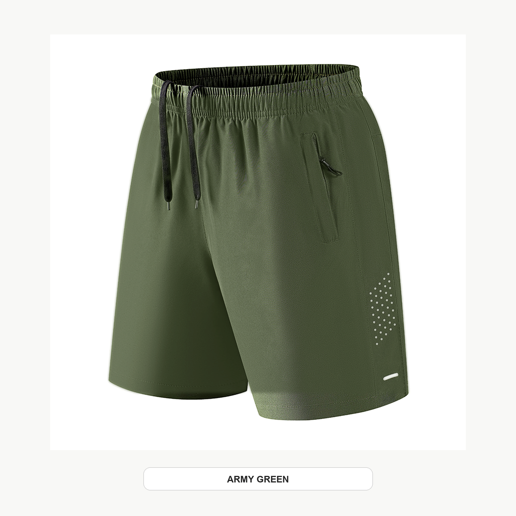 Men's Lightweight Quick-Dry Drawstring Athletic Shorts