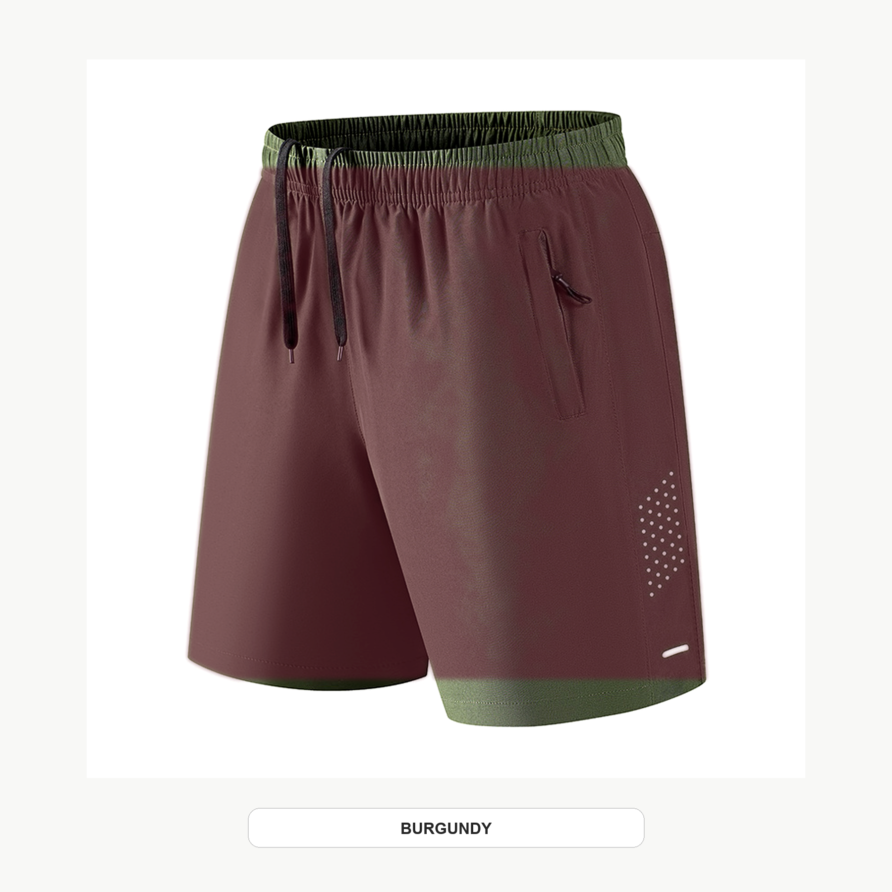Men's Lightweight Quick-Dry Drawstring Athletic Shorts