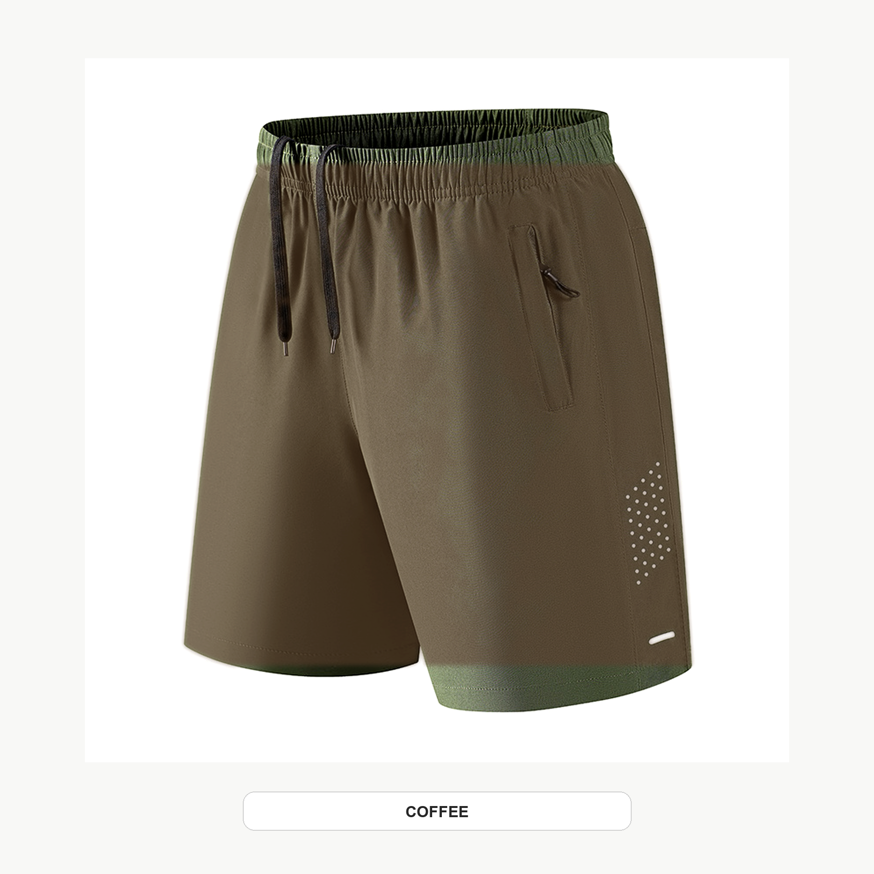 Men's Lightweight Quick-Dry Drawstring Athletic Shorts