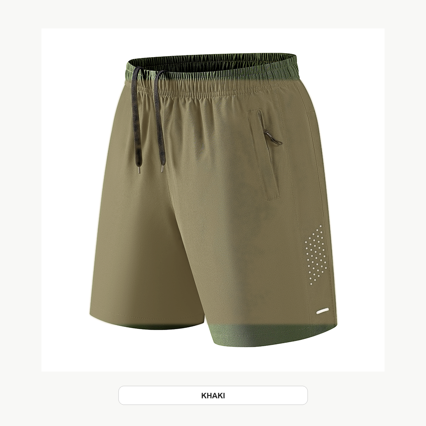 Men's Lightweight Quick-Dry Drawstring Athletic Shorts