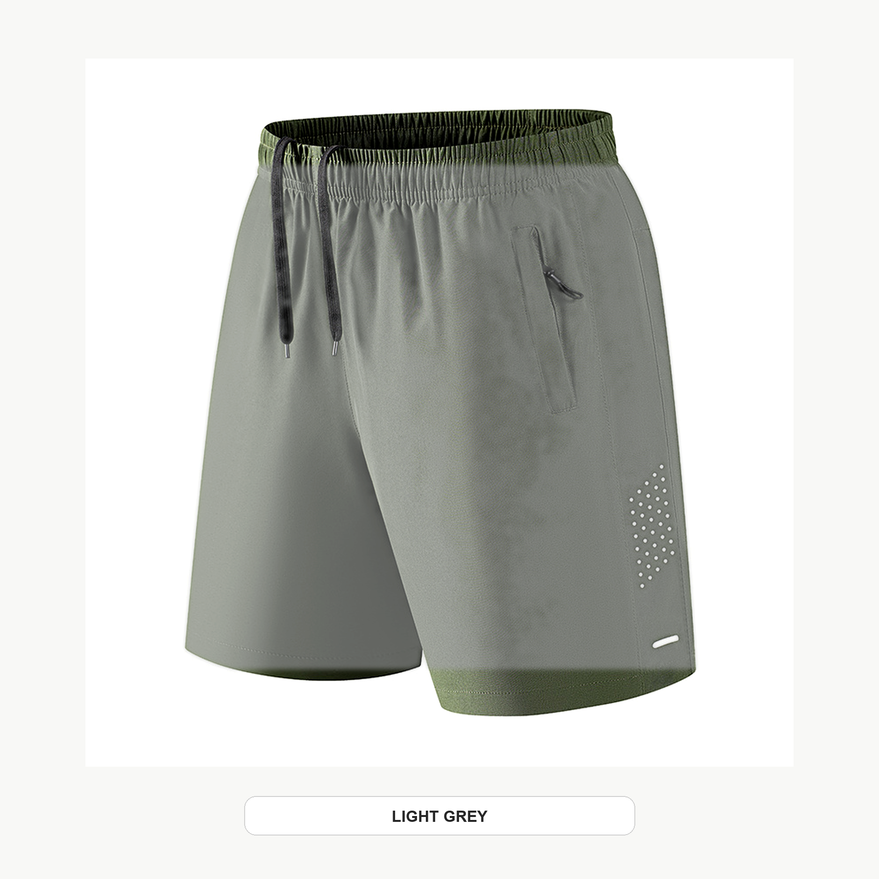 Men's Lightweight Quick-Dry Drawstring Athletic Shorts
