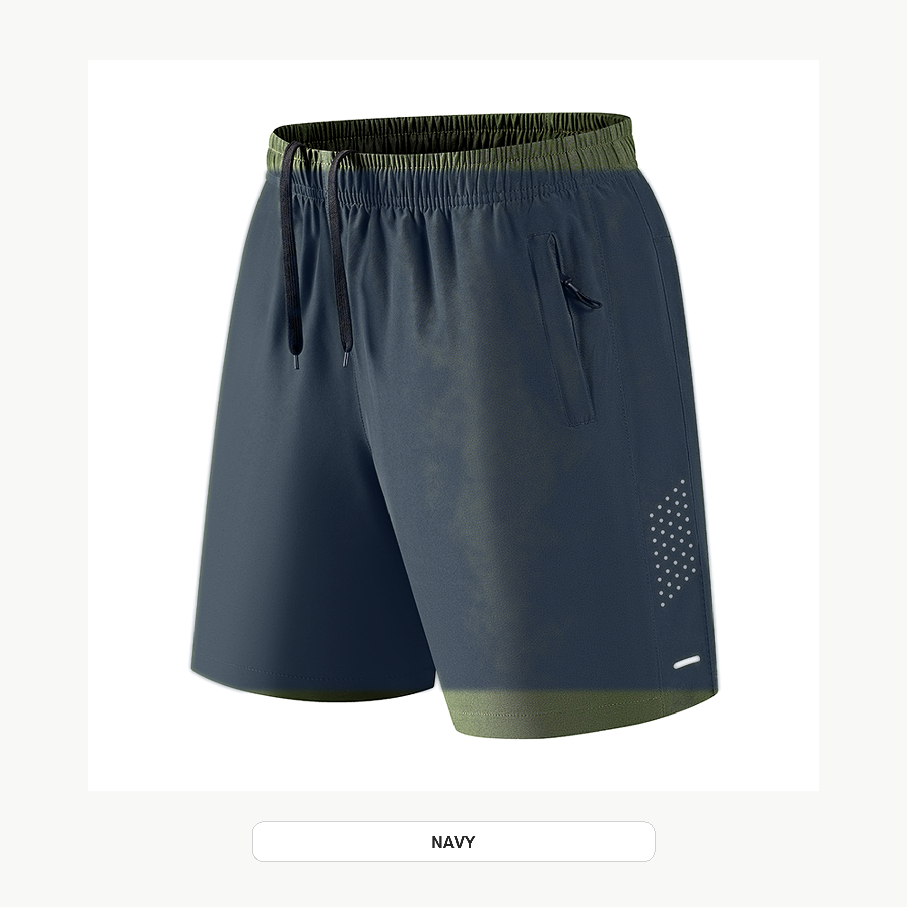 Men's Lightweight Quick-Dry Drawstring Athletic Shorts