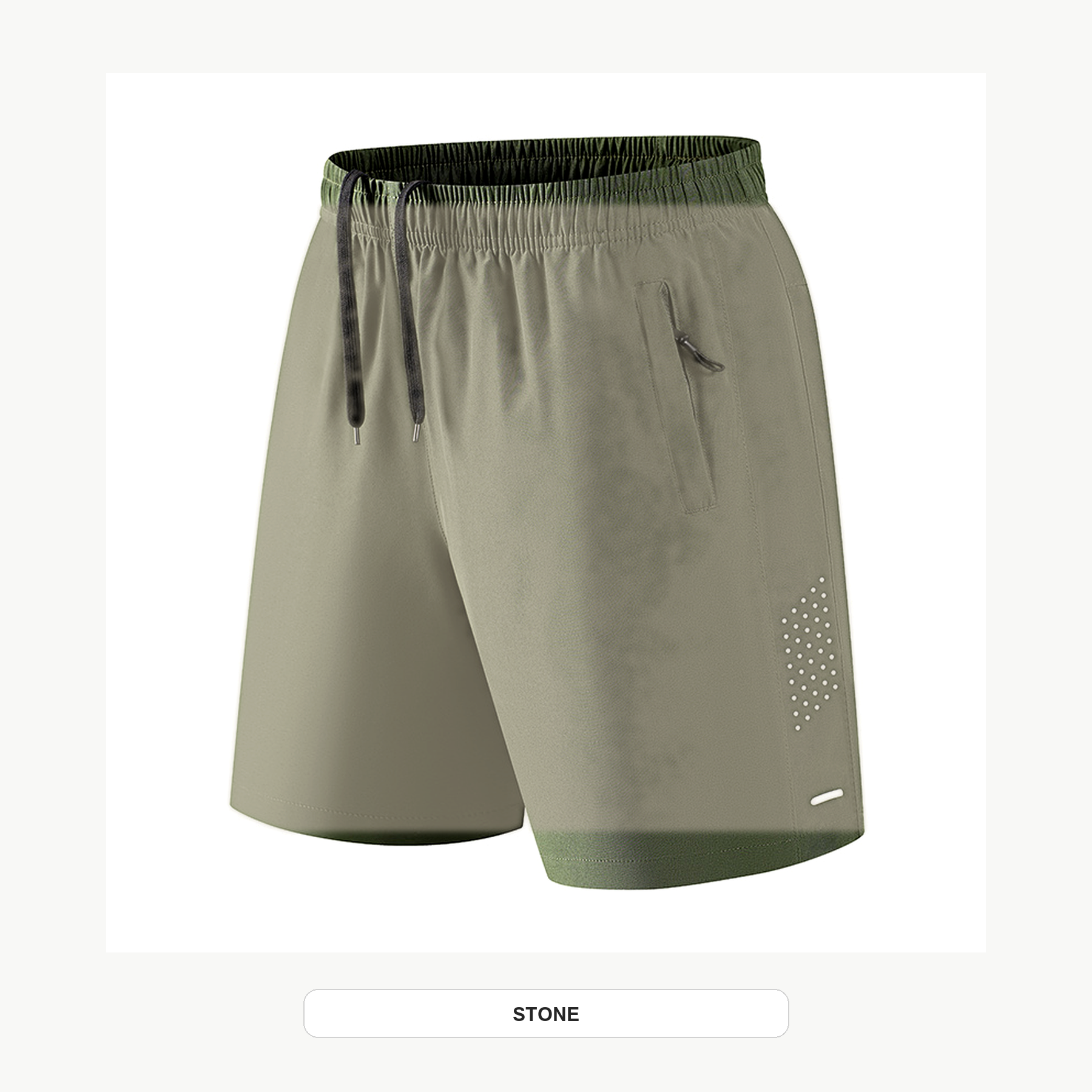 Men's Lightweight Quick-Dry Drawstring Athletic Shorts