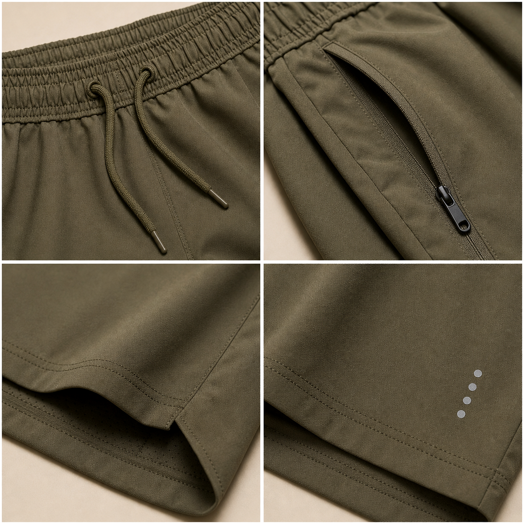 Lightweight quick-dry fabric detail