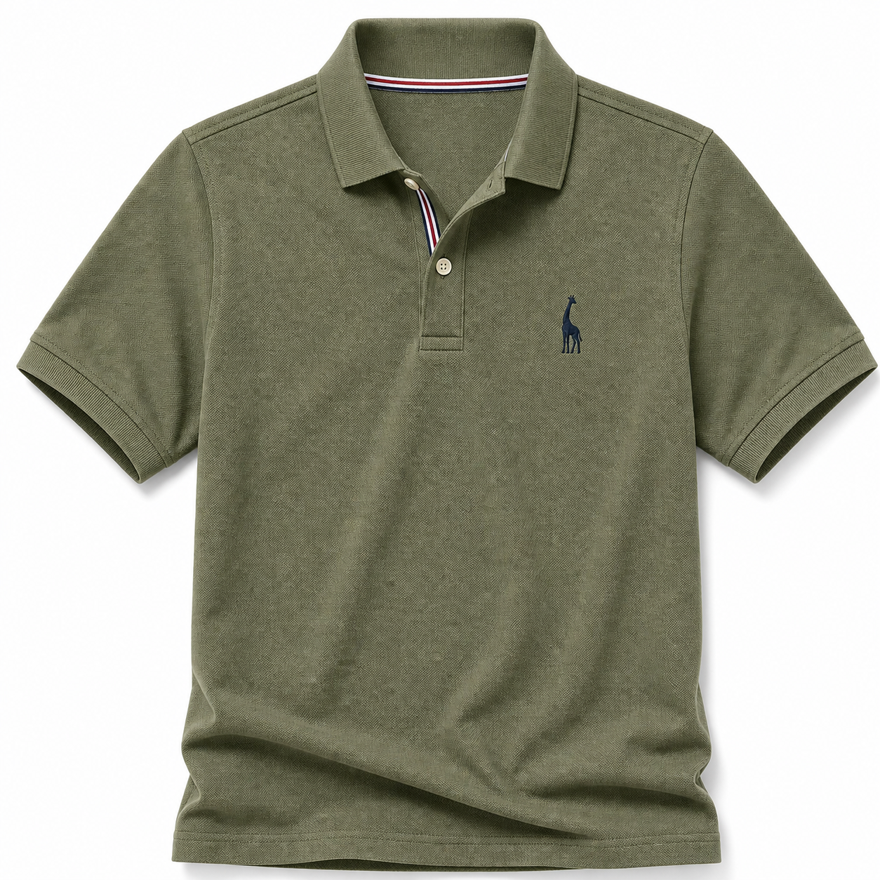 Men's Classic Embroidered Short Sleeve Polo Shirt