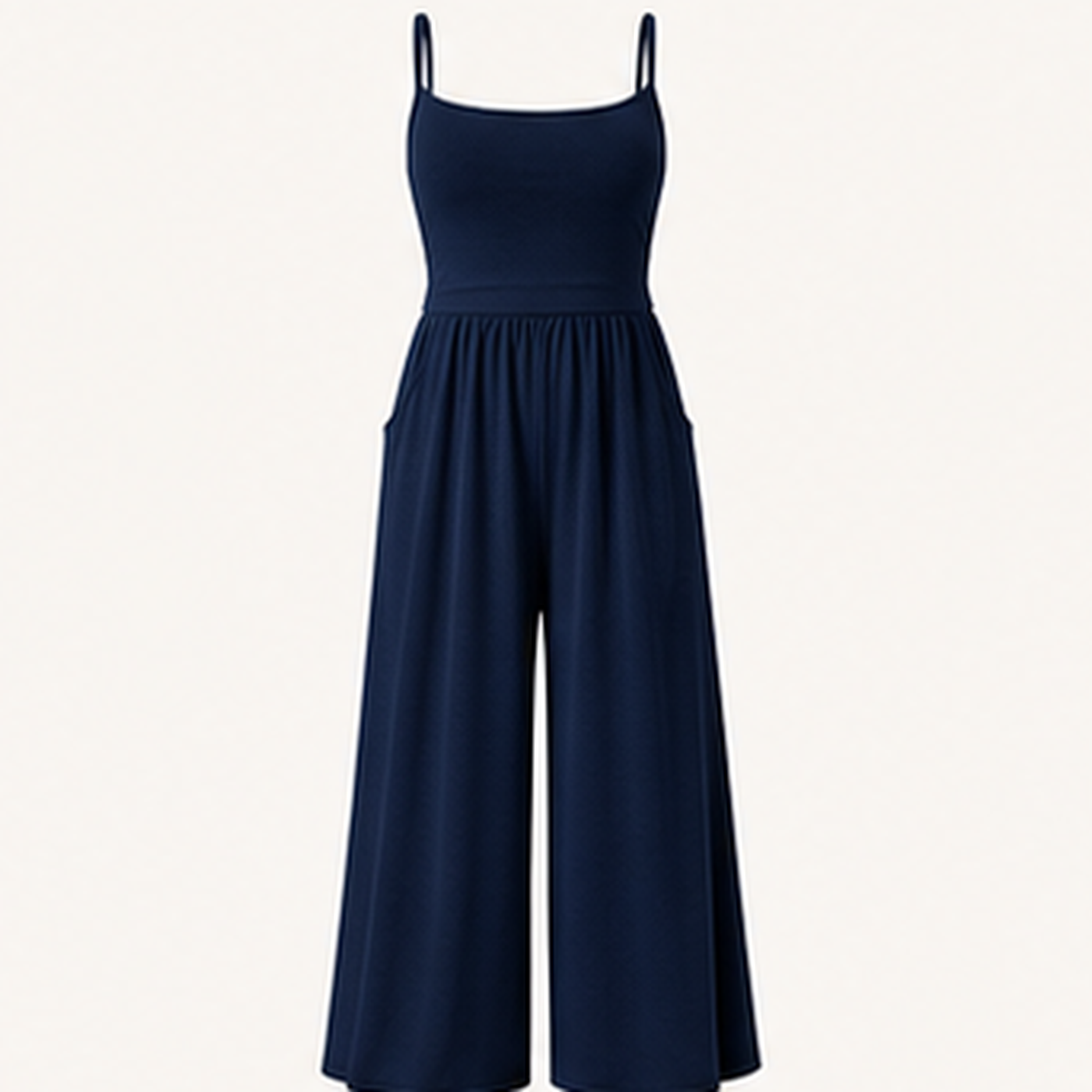 Women's Sleeveless Wide-Leg Lounge Jumpsuits