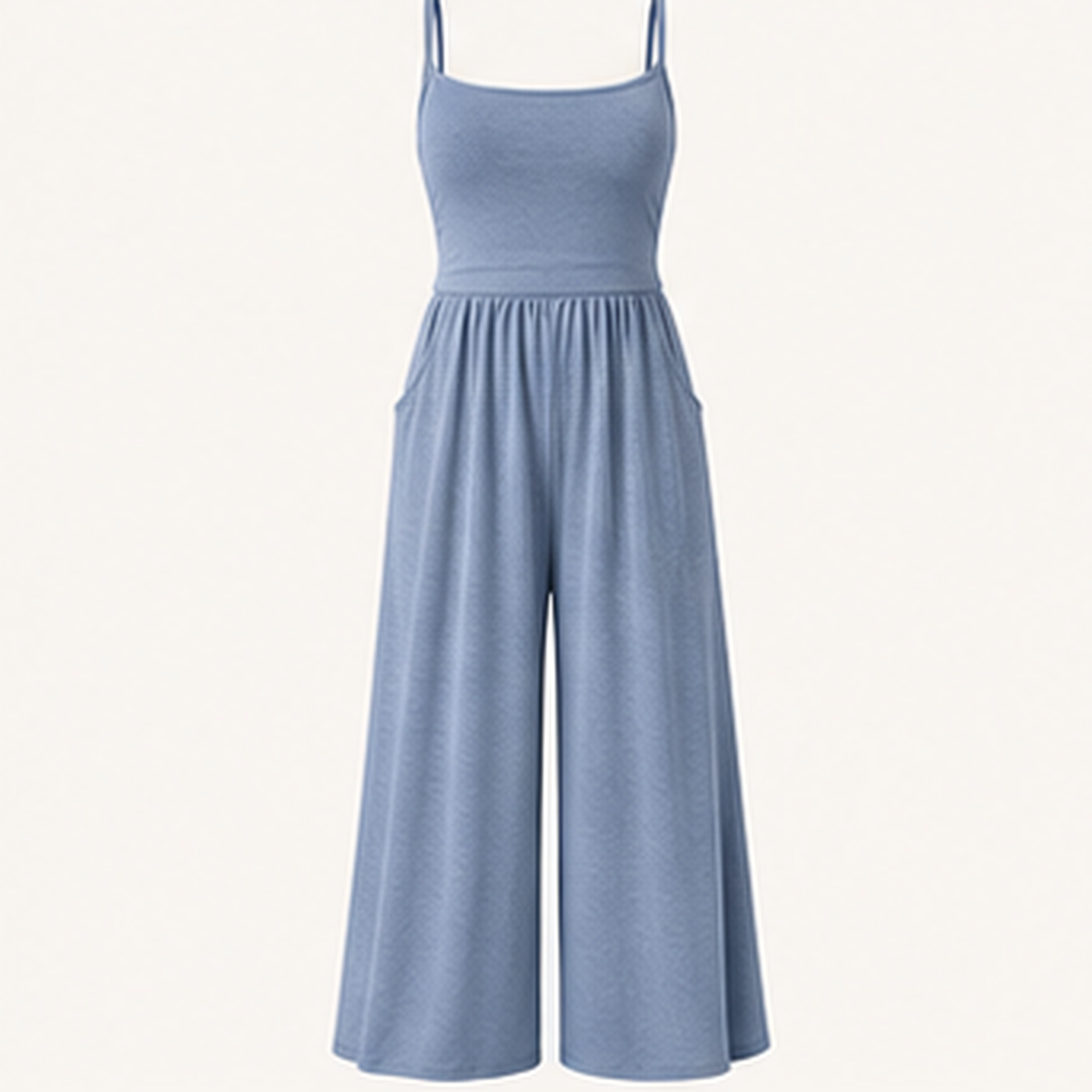 Women's Sleeveless Wide-Leg Lounge Jumpsuits