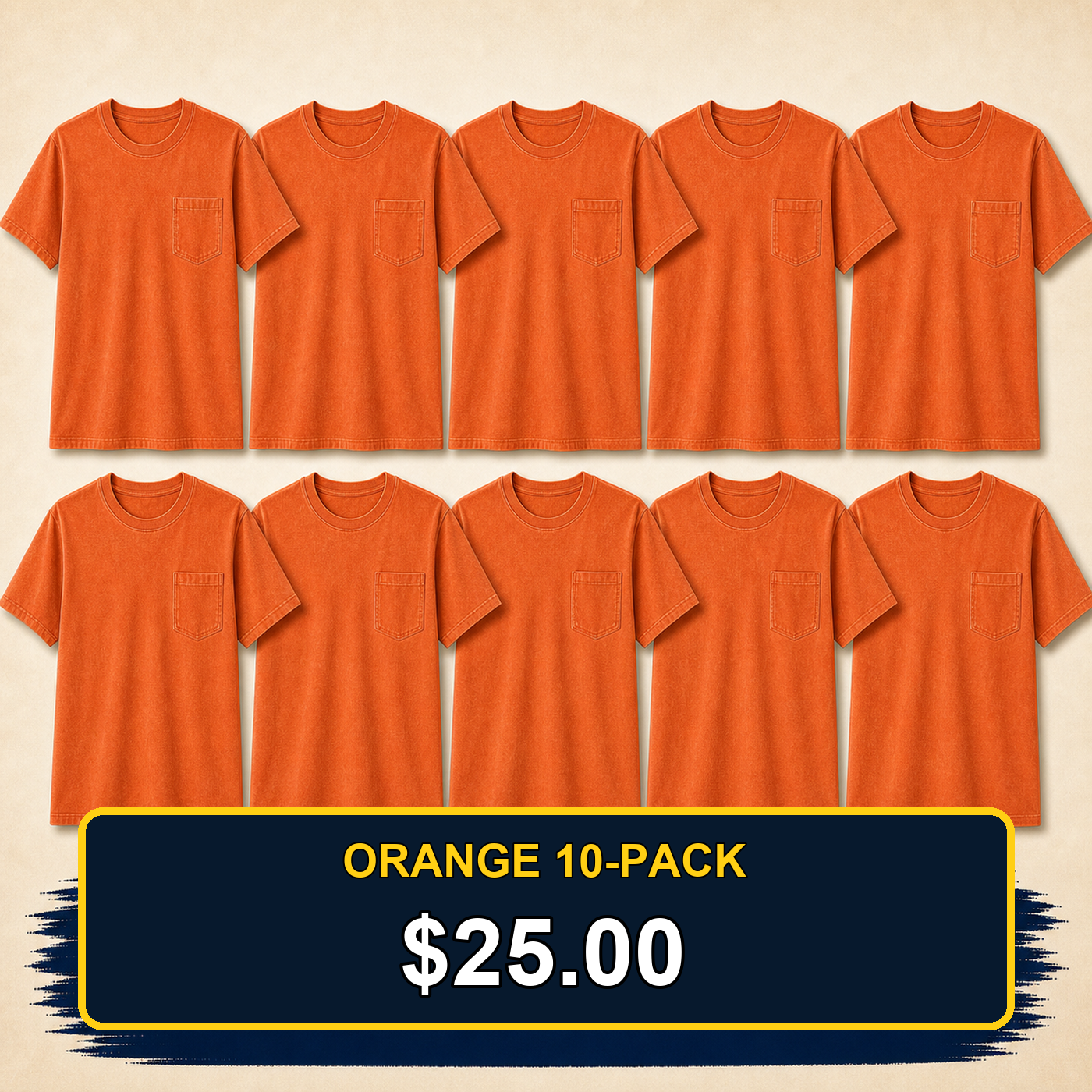 Men's Big & Tall Garment-Dyed Pocket T-Shirt Multi-Pack
