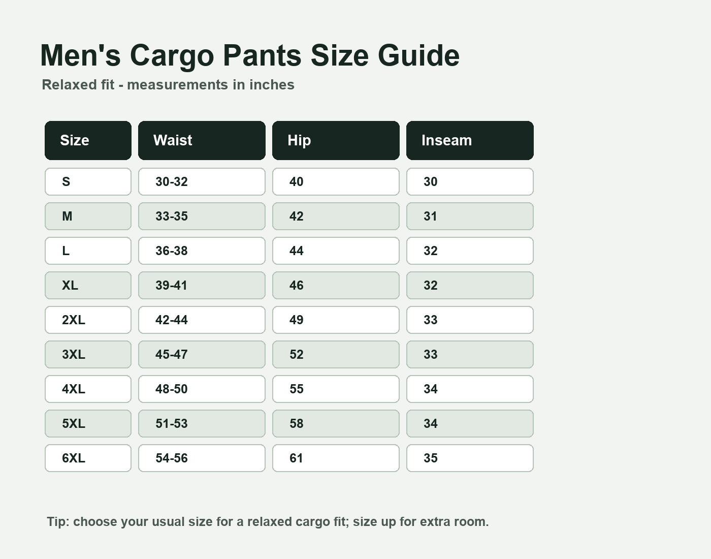 Men's Casual Cargo Pants