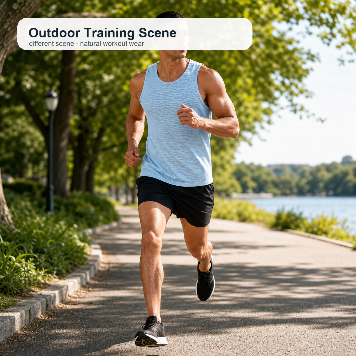 Men's Sleeveless Performance Running Tank Tops