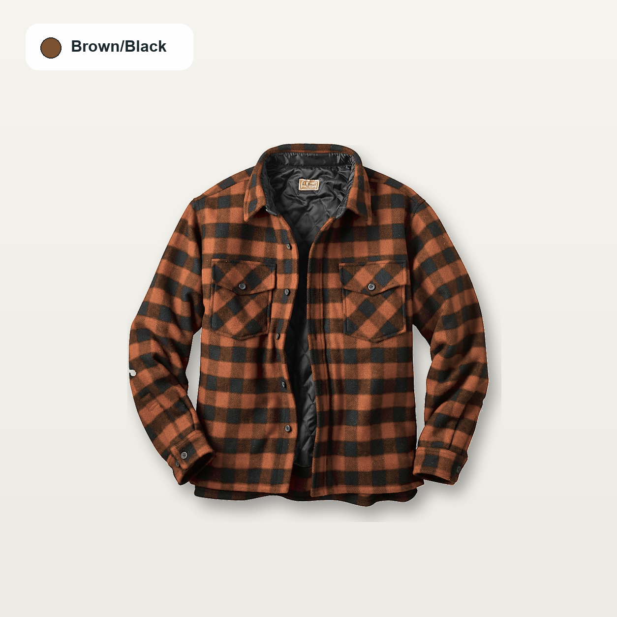 Men's Insulated Plaid Shirt Jackets