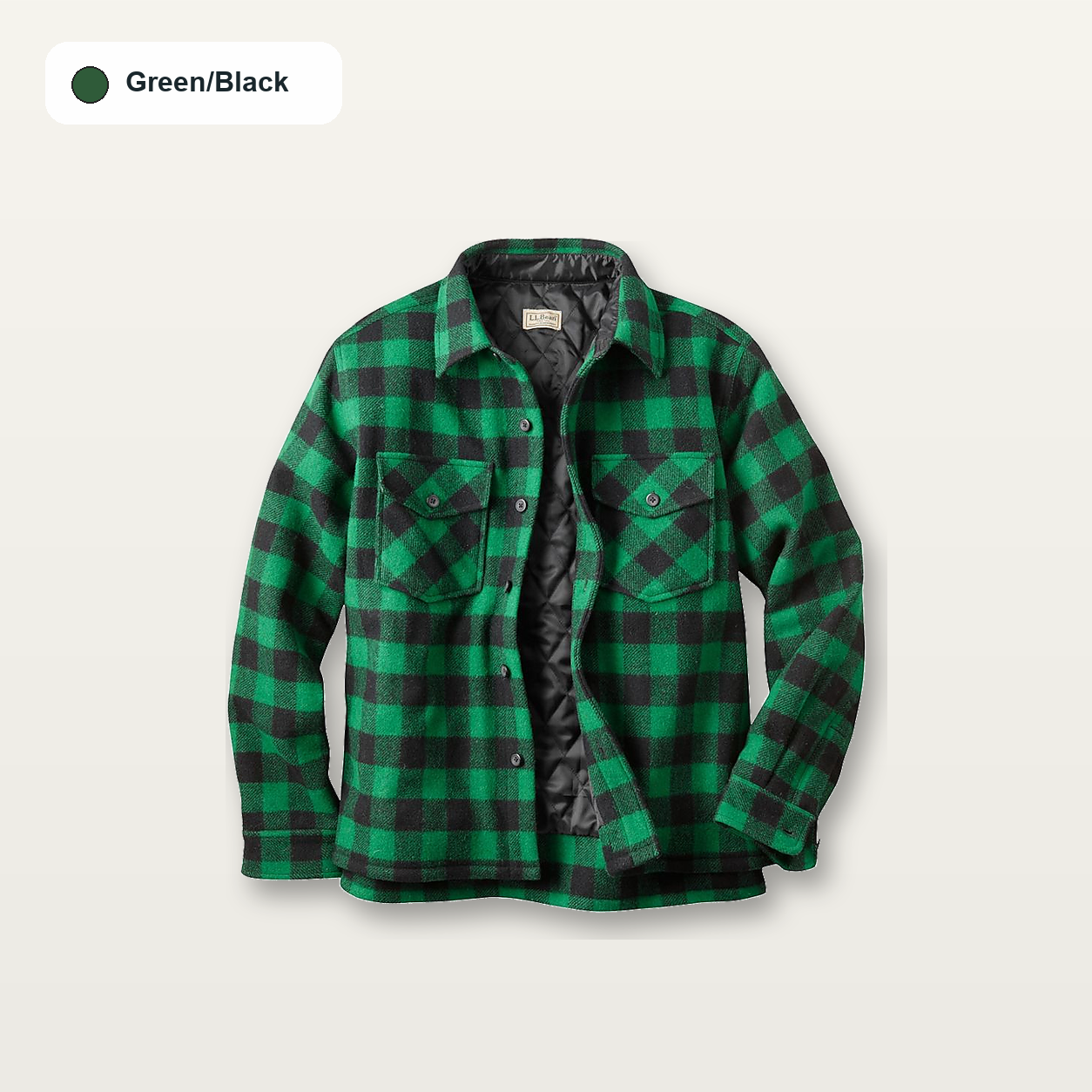 Men's Insulated Plaid Shirt Jackets