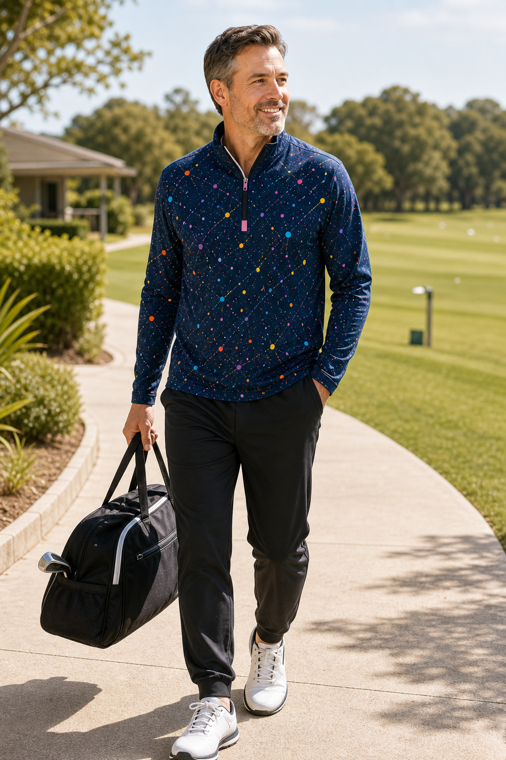 Men's Lightweight Performance Quarter-Zip Pullovers