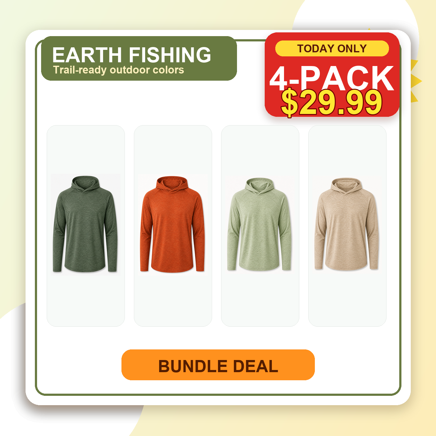 Men's UPF Hooded Sun Protection Shirts