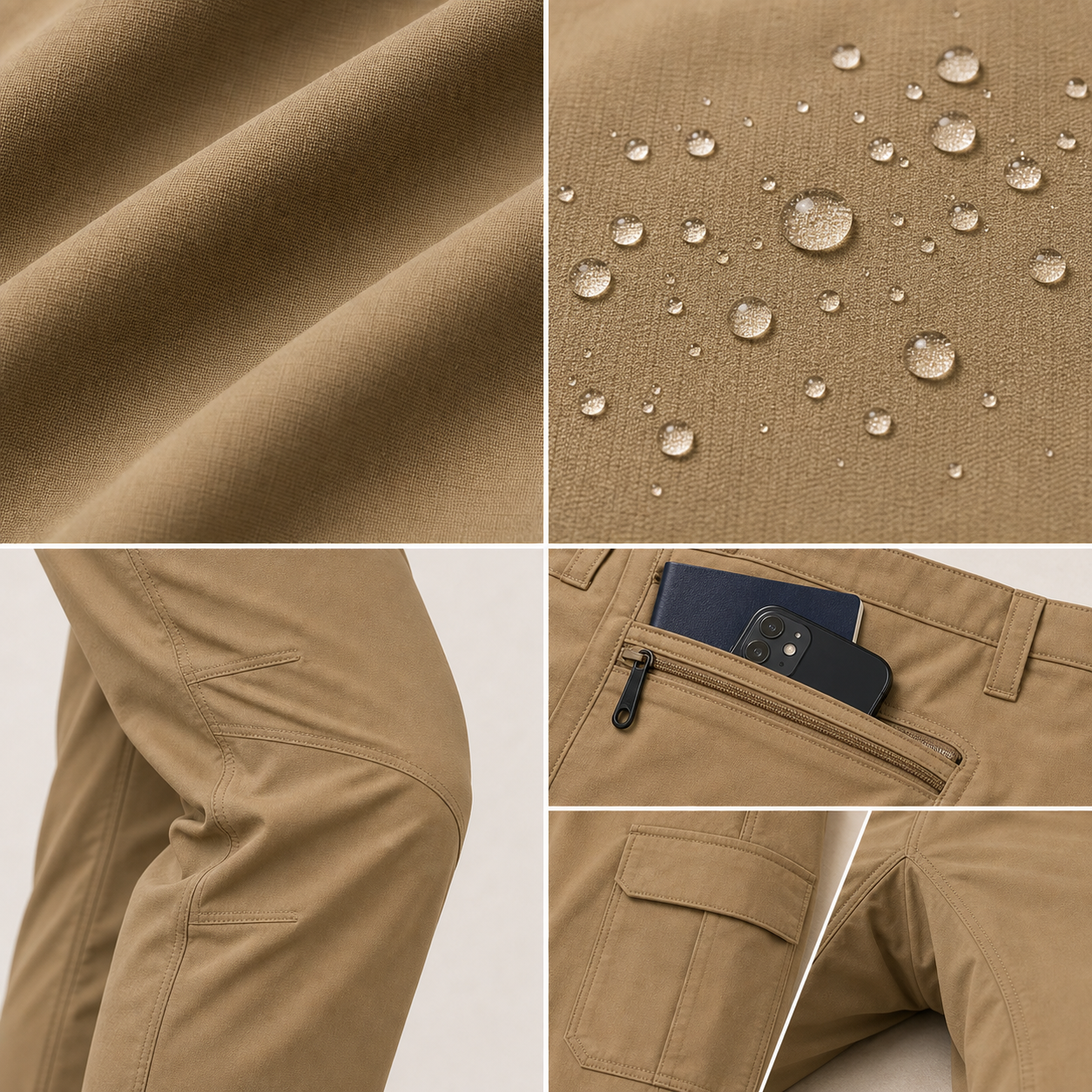 Men's Stretch Cargo Travel Pants
