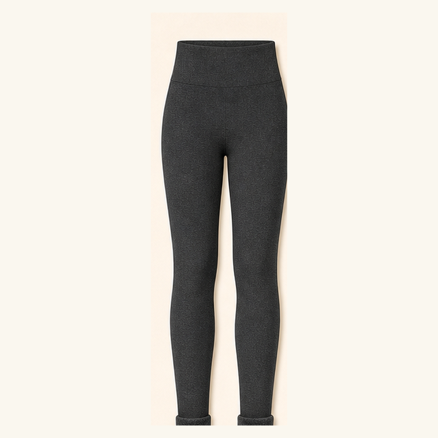 High-Waist Fleece-Lined Seamless Leggings for Women