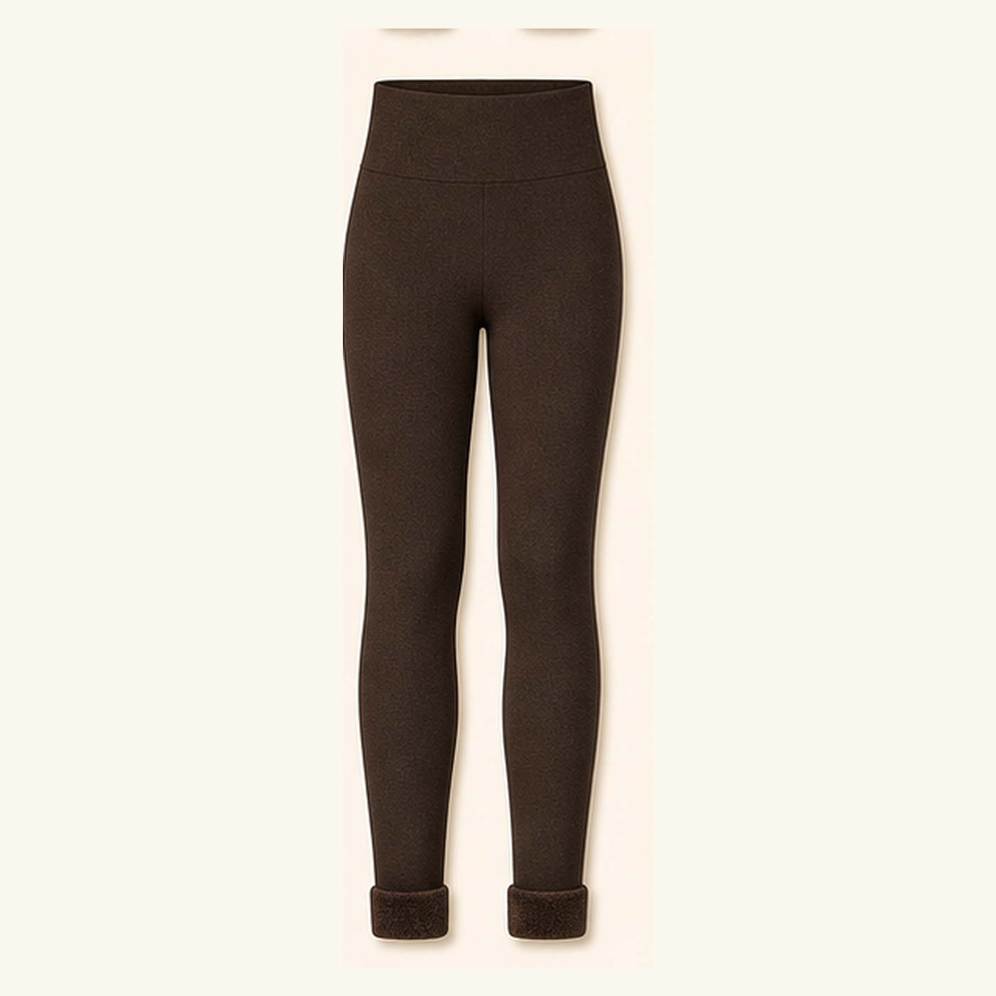 High-Waist Fleece-Lined Seamless Leggings for Women