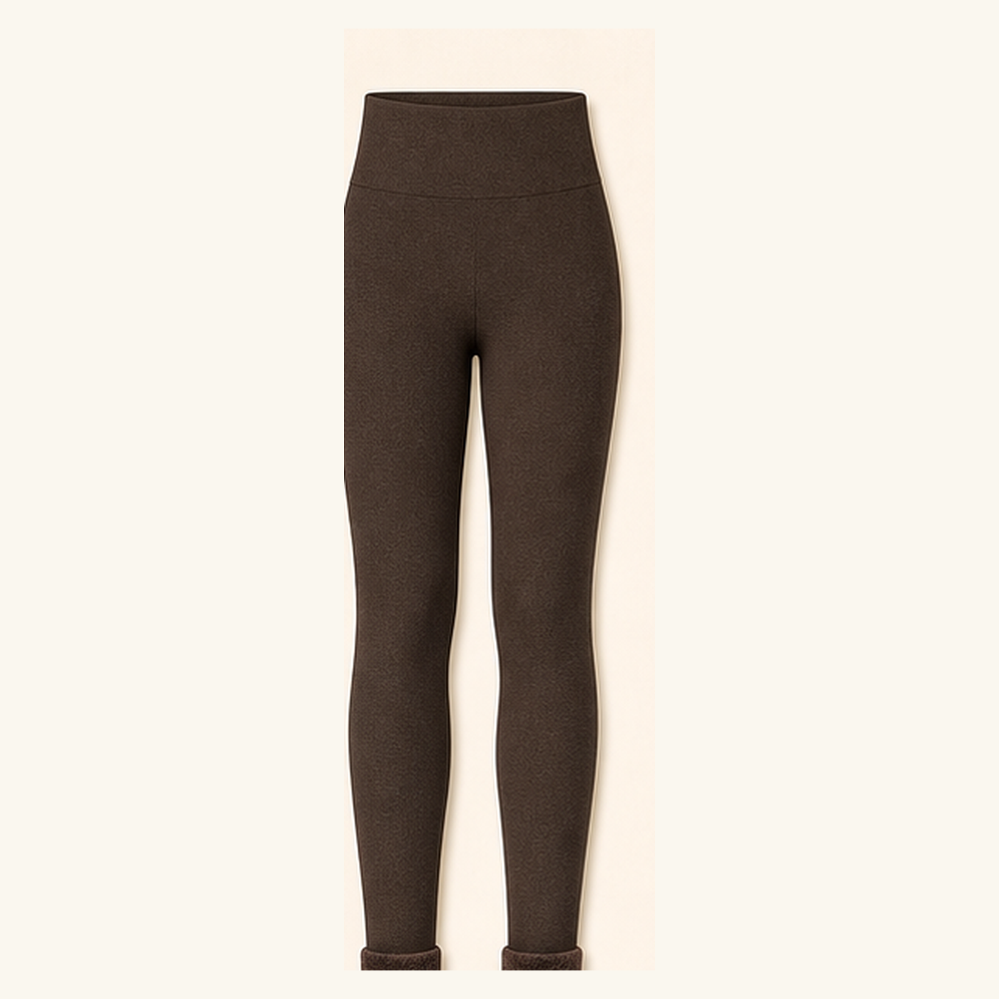 High-Waist Fleece-Lined Seamless Leggings for Women