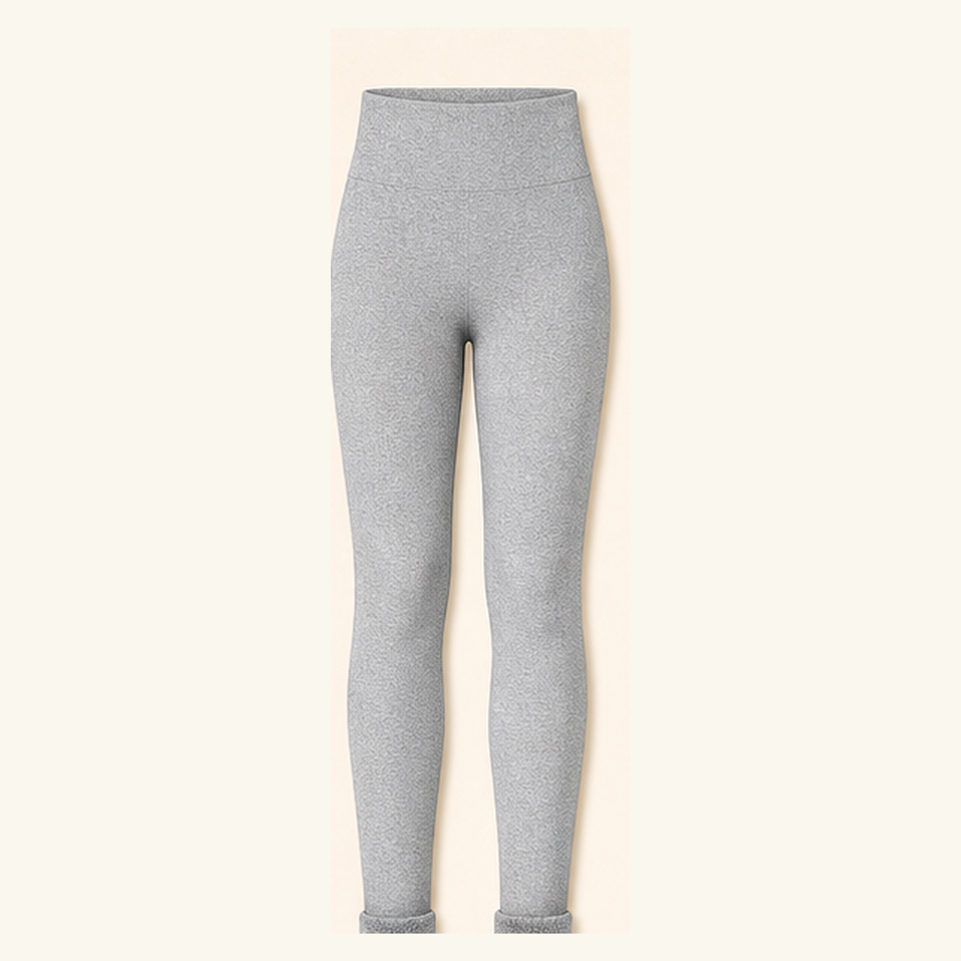 High-Waist Fleece-Lined Seamless Leggings for Women