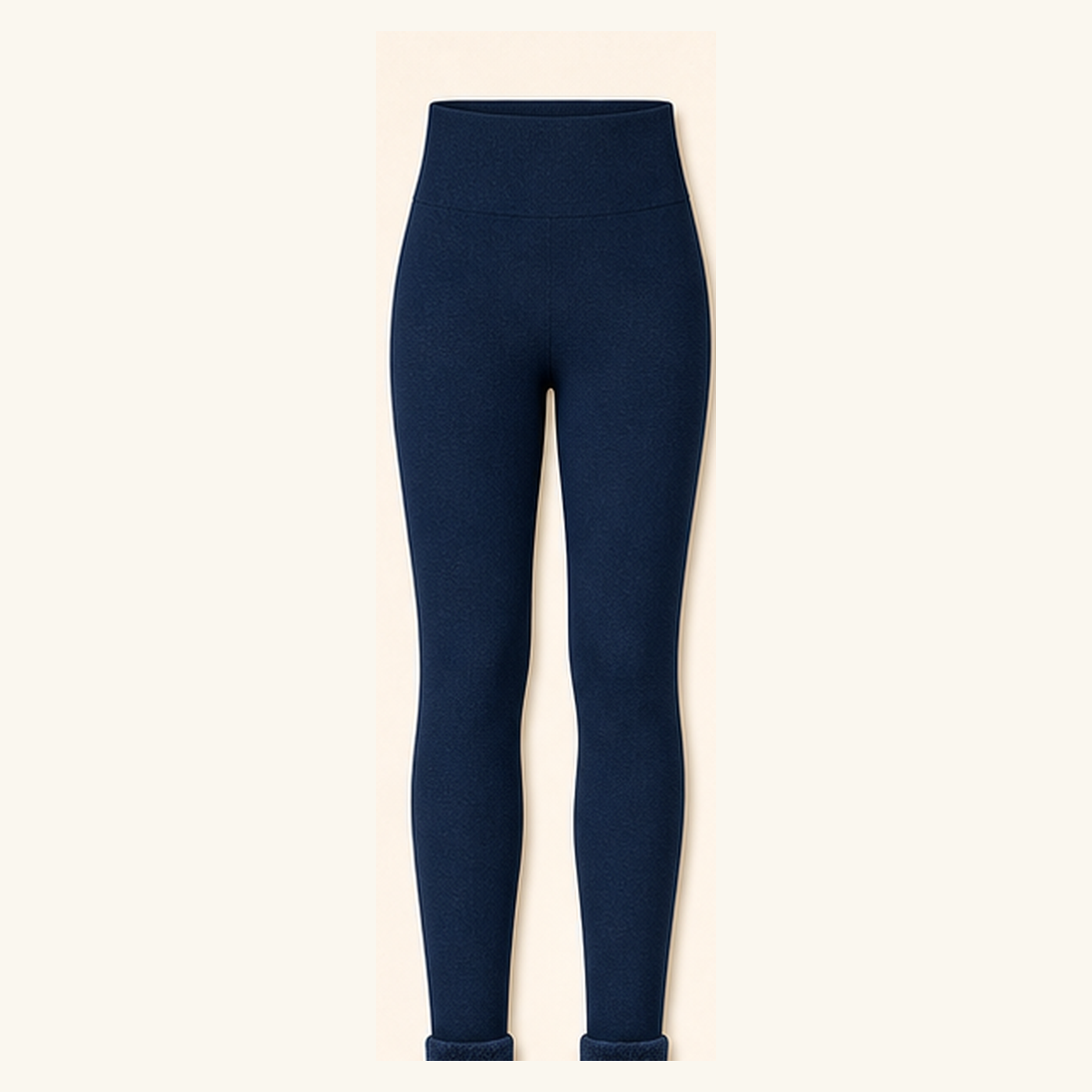 High-Waist Fleece-Lined Seamless Leggings for Women
