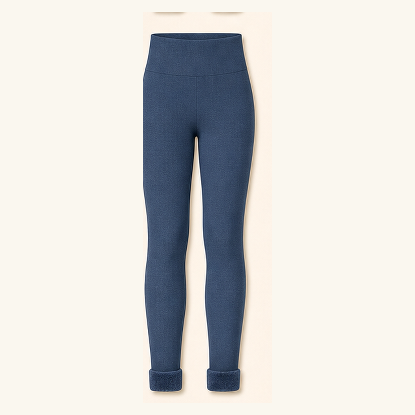 High-Waist Fleece-Lined Seamless Leggings for Women