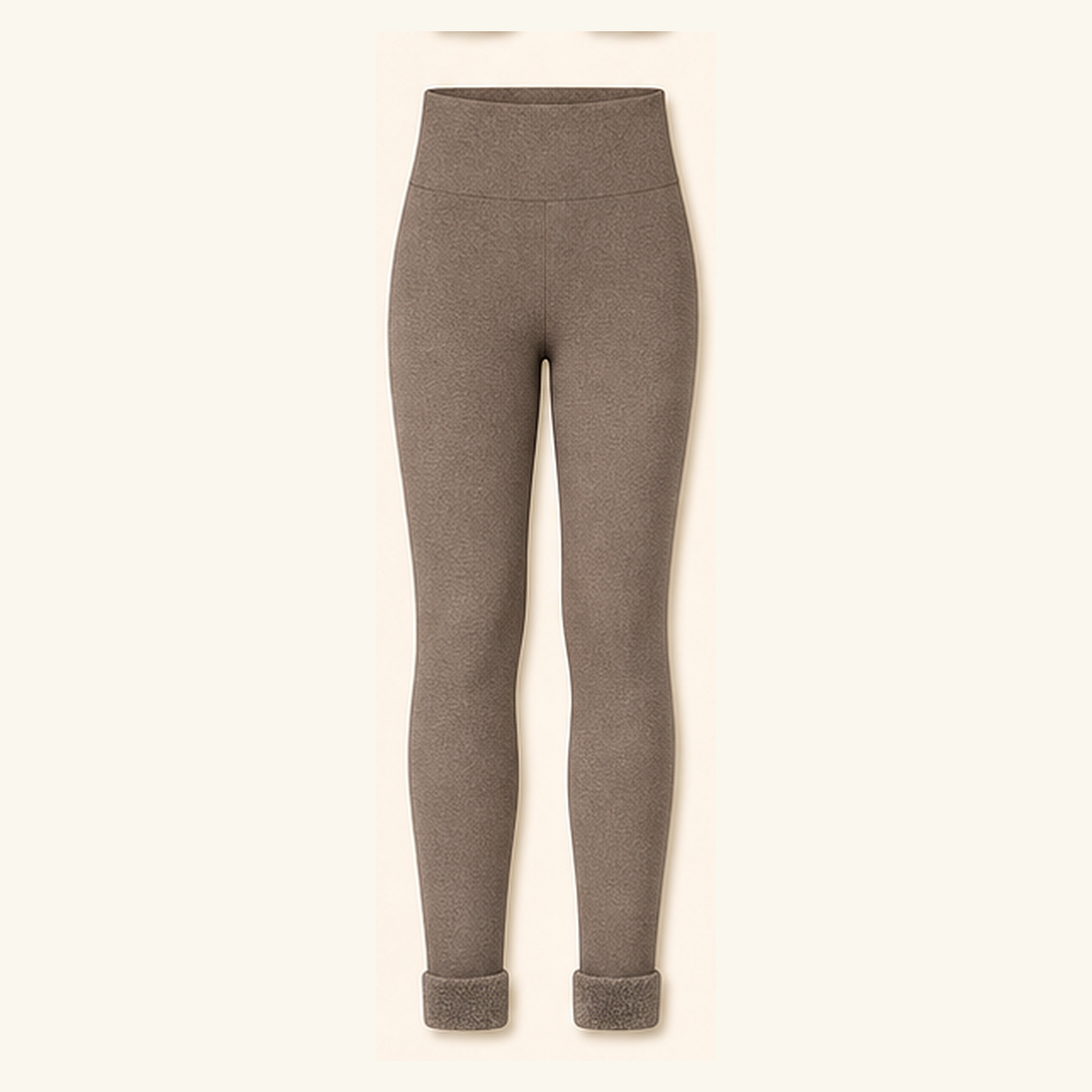 High-Waist Fleece-Lined Seamless Leggings for Women