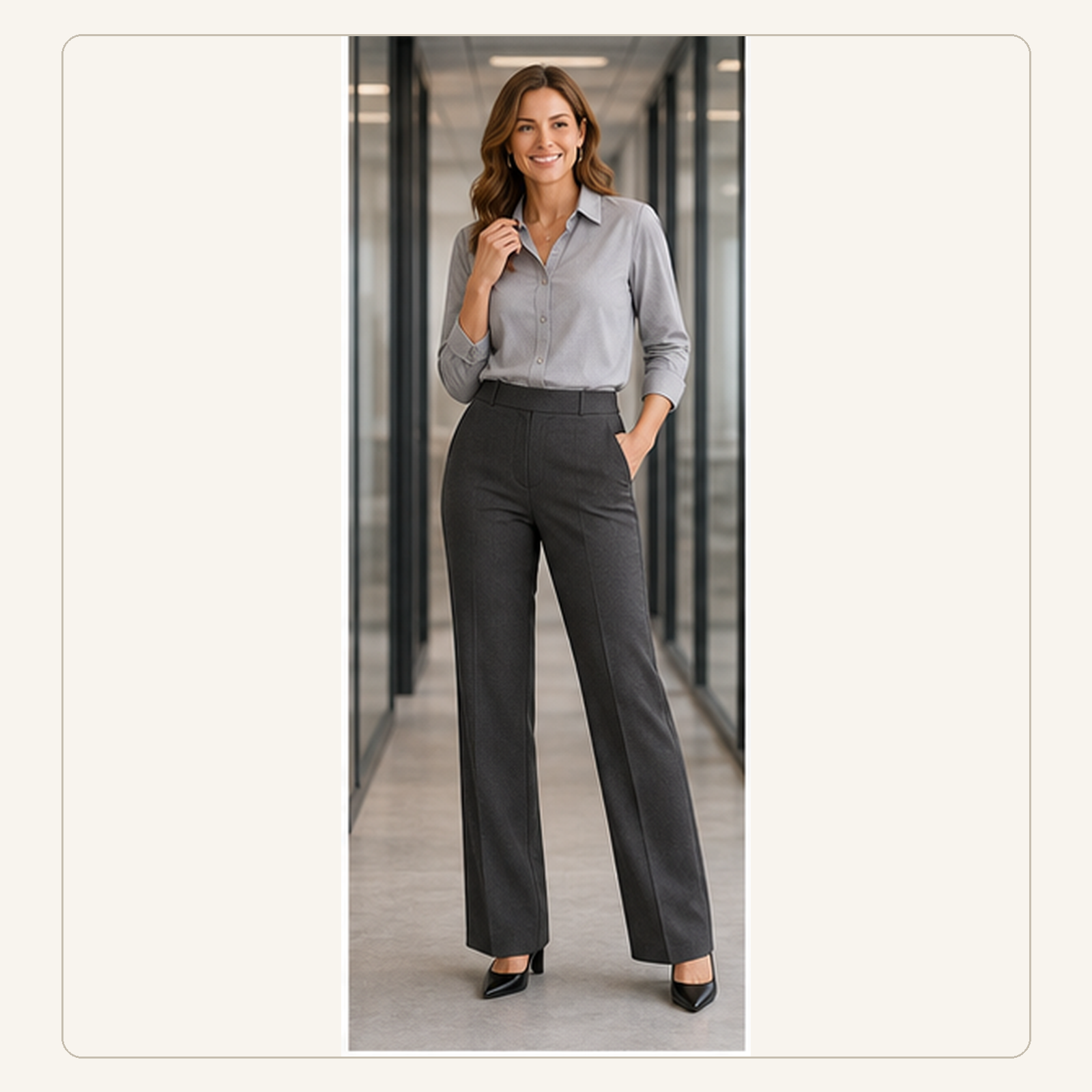 Workday Stretch Trouser Pants for Women