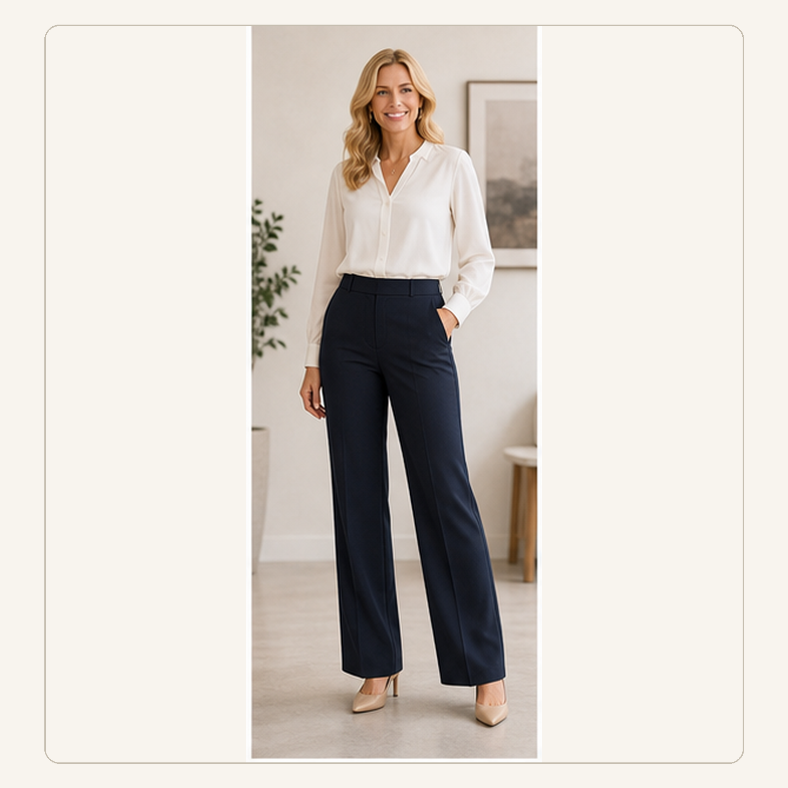 Workday Stretch Trouser Pants for Women
