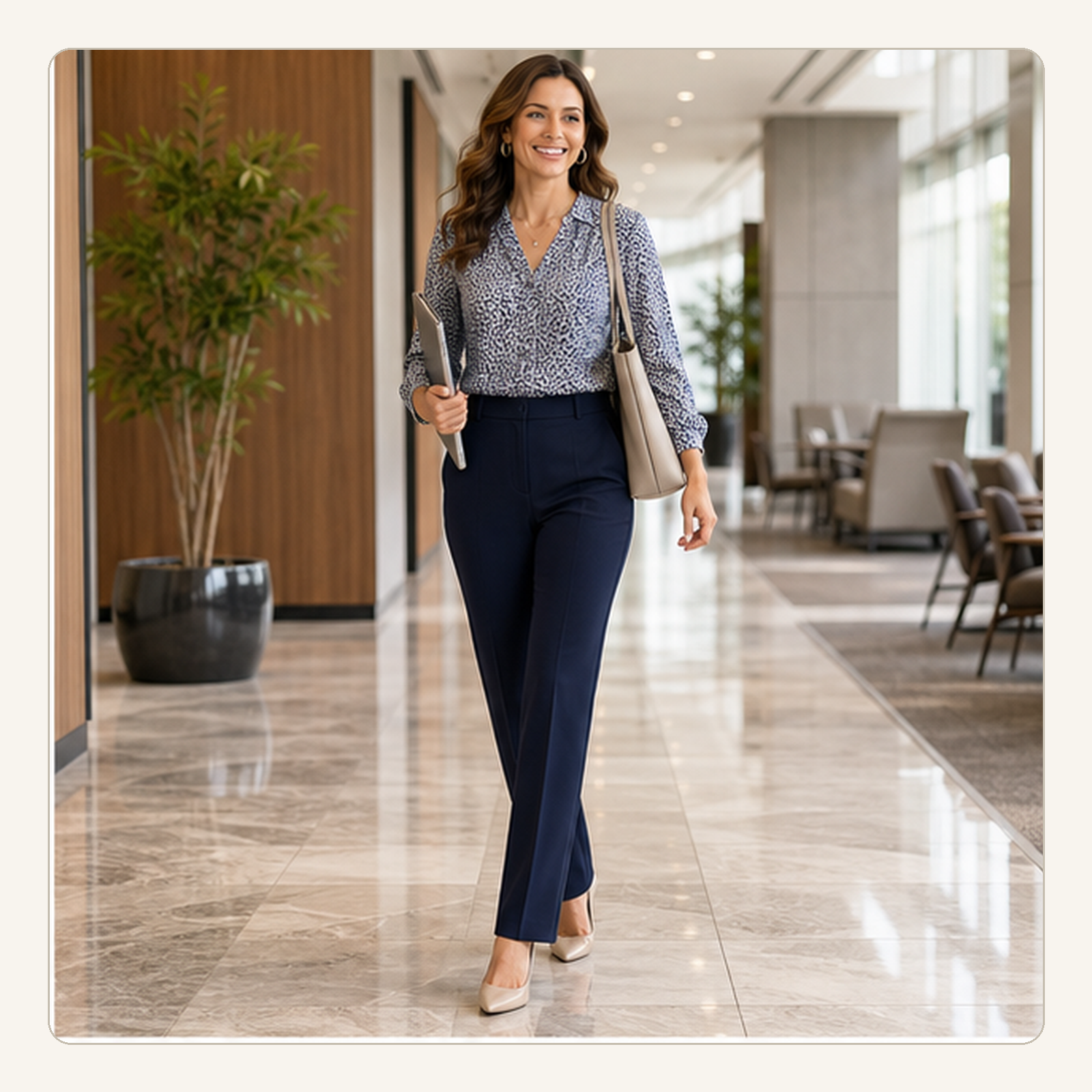 Workday Stretch Trouser Pants for Women