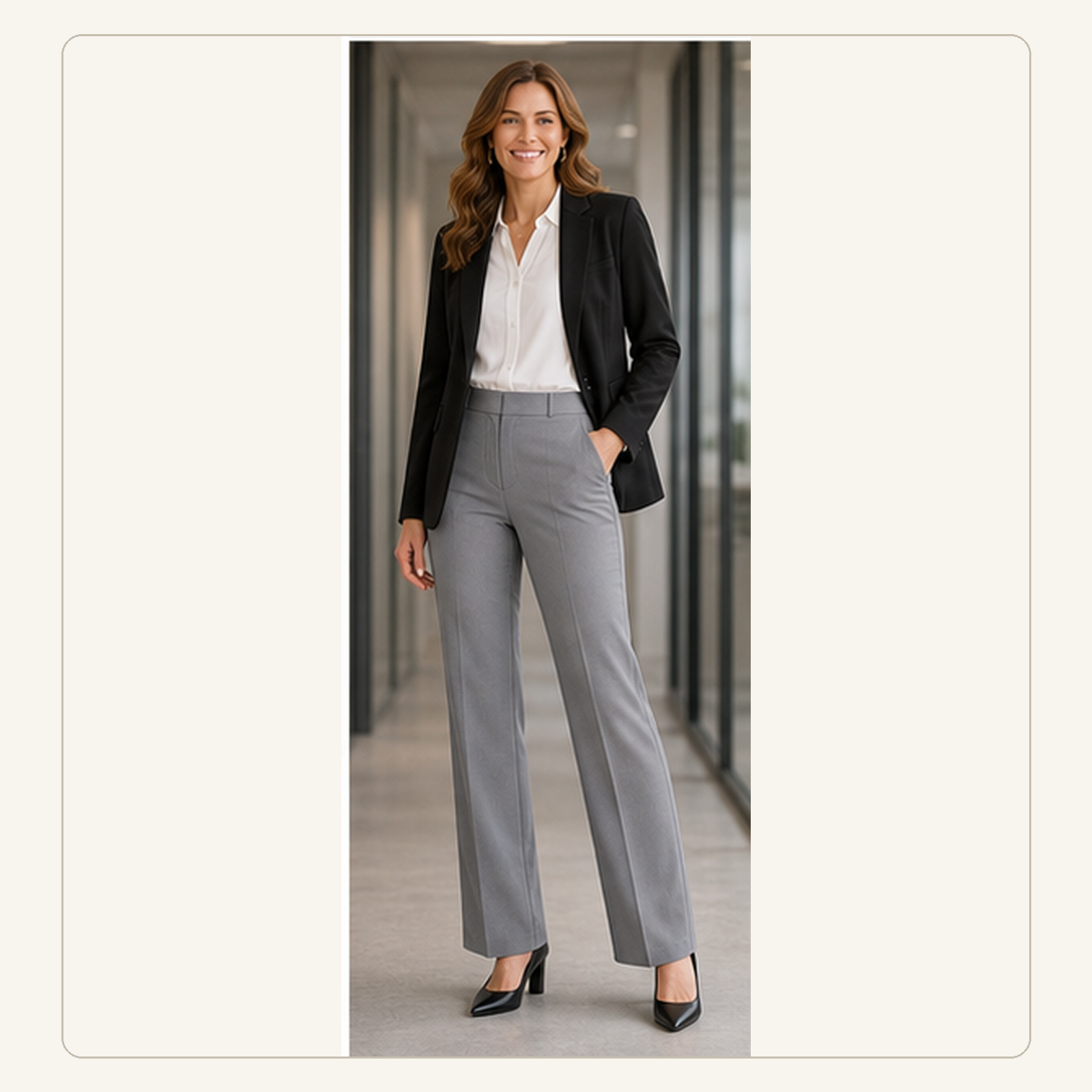 Workday Stretch Trouser Pants for Women