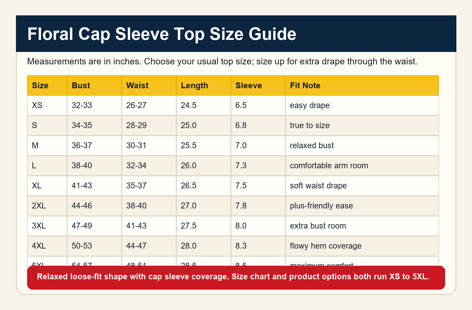Women's Floral Cap Sleeve Summer Tops