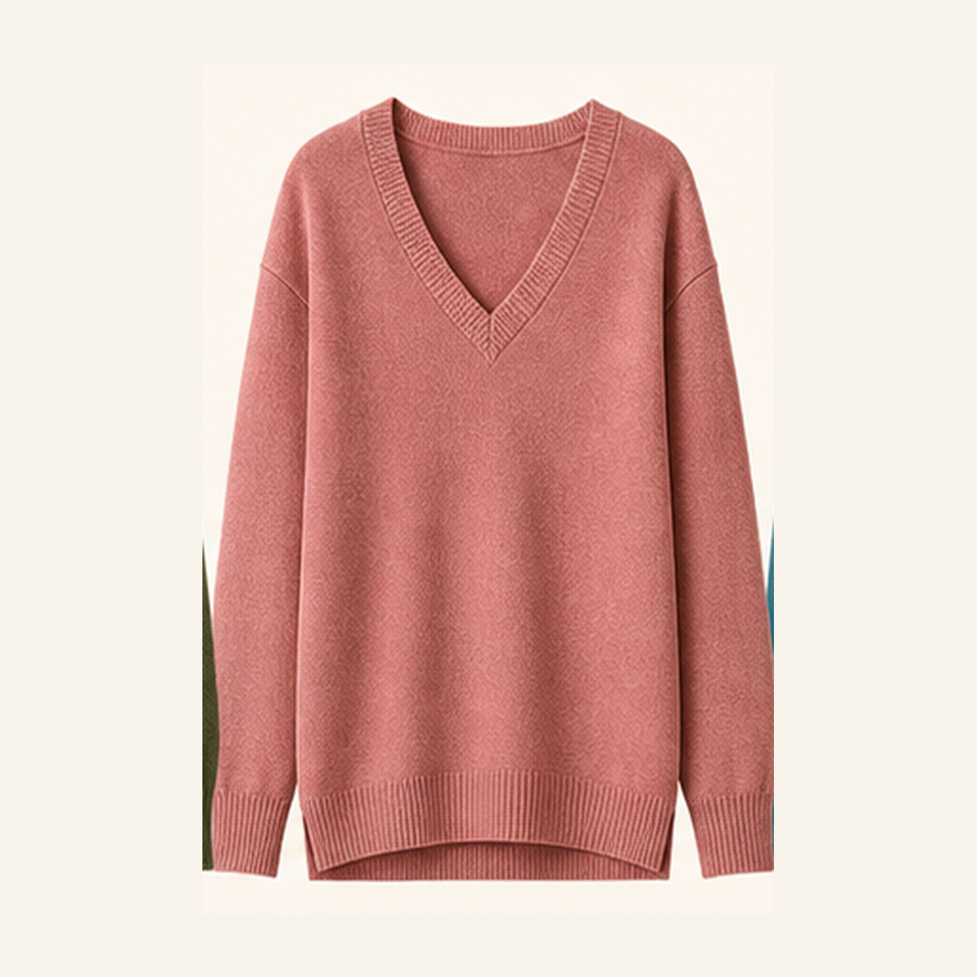 Women's V-Neck Pullover Sweaters