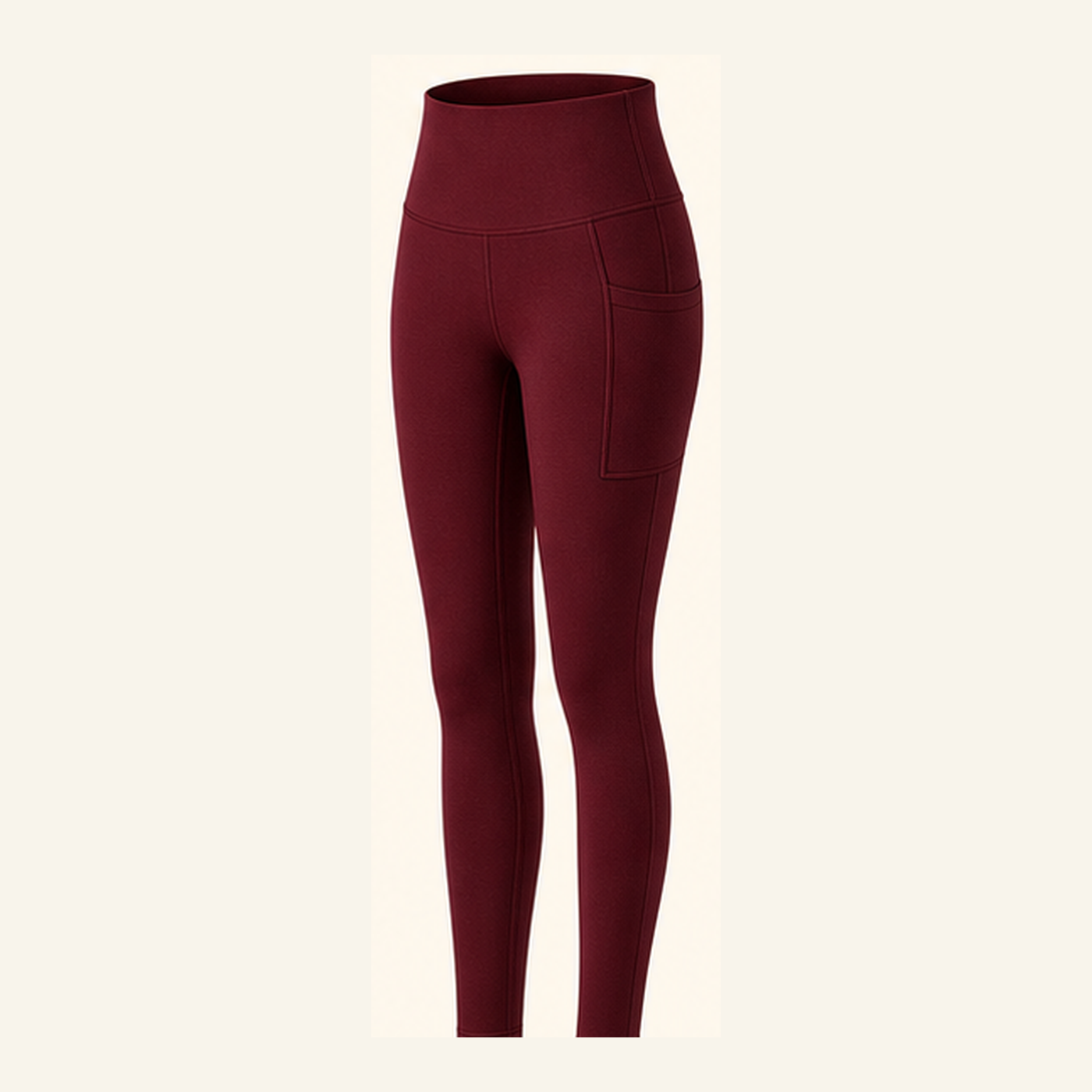 Women's High-Waist Pocket Stretch Leggings