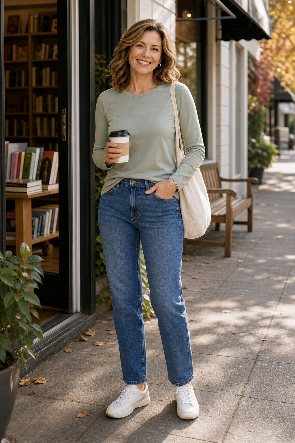 Women's Long Sleeve Crew Neck Tees