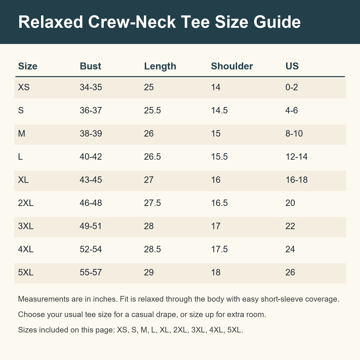 Women's Relaxed Crew-Neck Short Sleeve T-Shirts