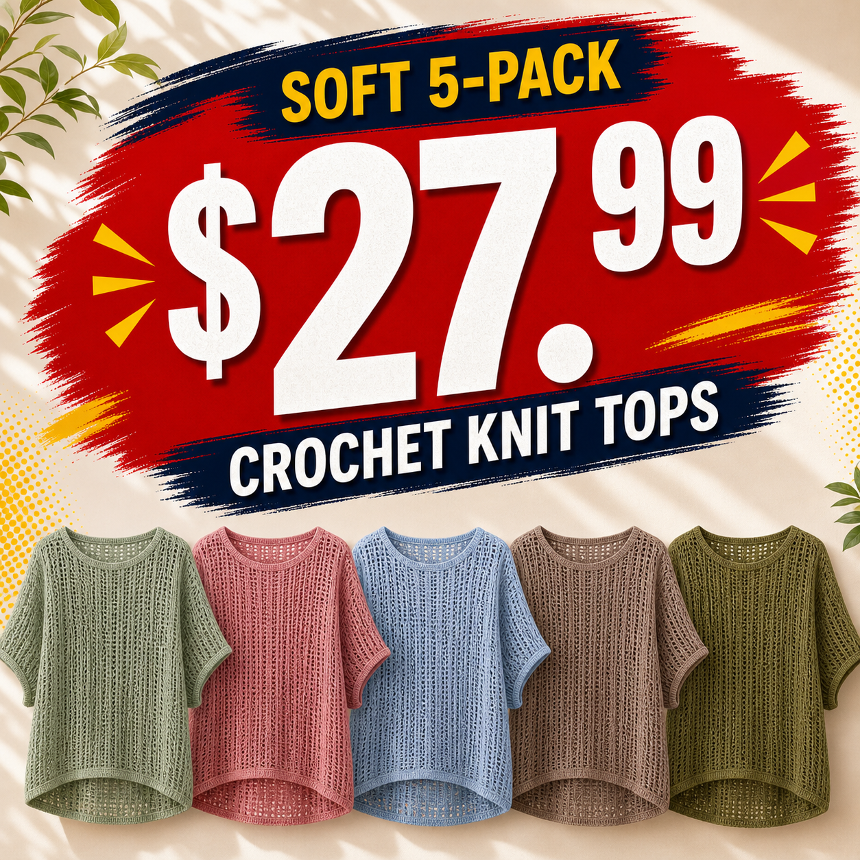 Women's Relaxed Crew-Neck Short Sleeve T-Shirts
