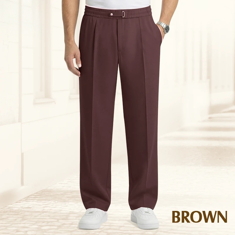 Flexible Straight Fit Smart Comfort Pants