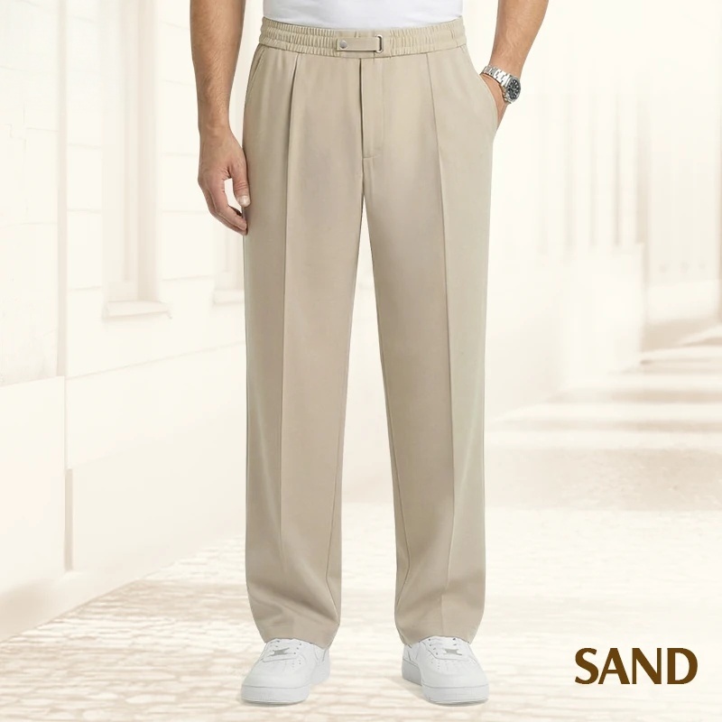 Flexible Straight Fit Smart Comfort Pants