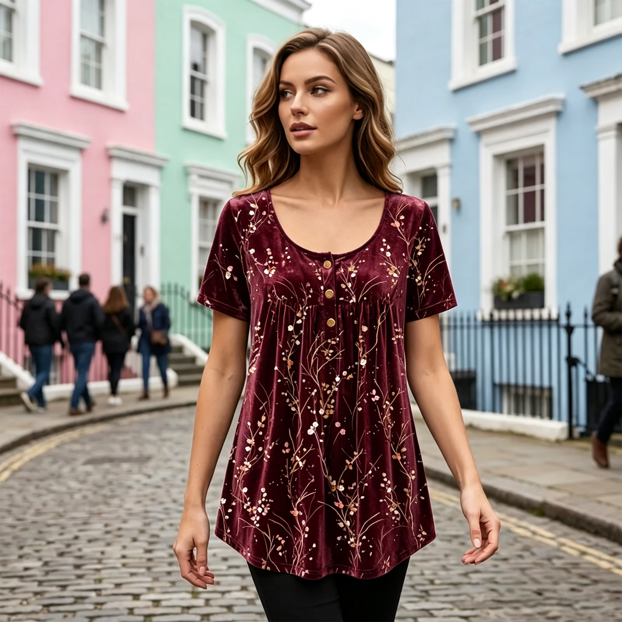 ✨✨Time-Limited Special⏰Women's Floral Print Pleated