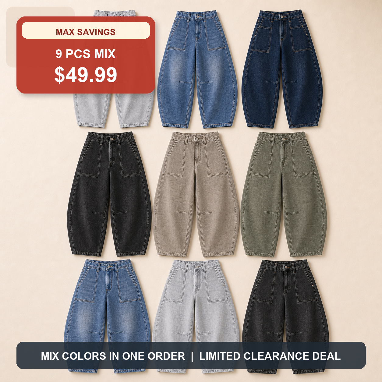 9 PCS MIX ONLY $49.99