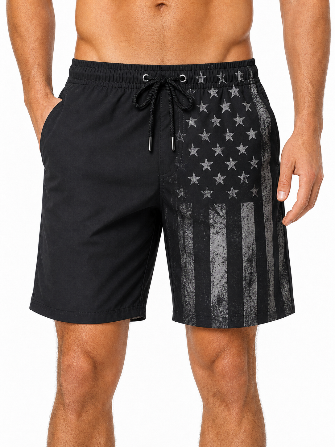 🔥CLEARANCE SALE🔥 Patriotic Flag Swim Trunks