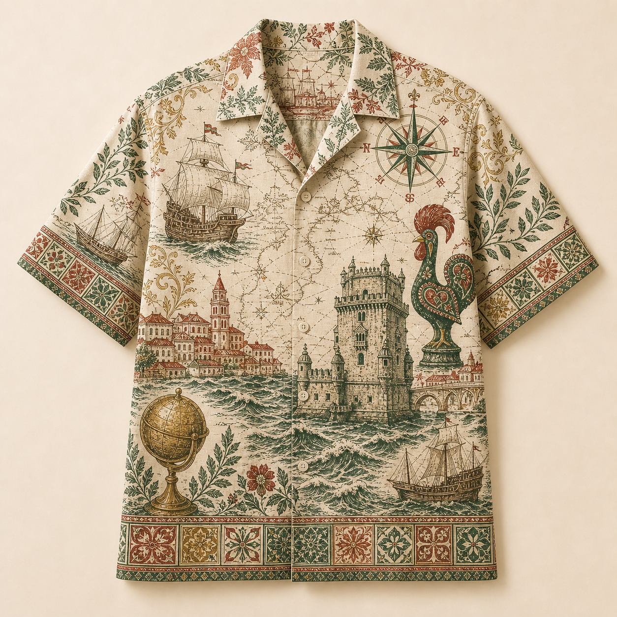 🔥CLEARANCE SALE🔥 Vintage Maritime Hawaiian Shirt