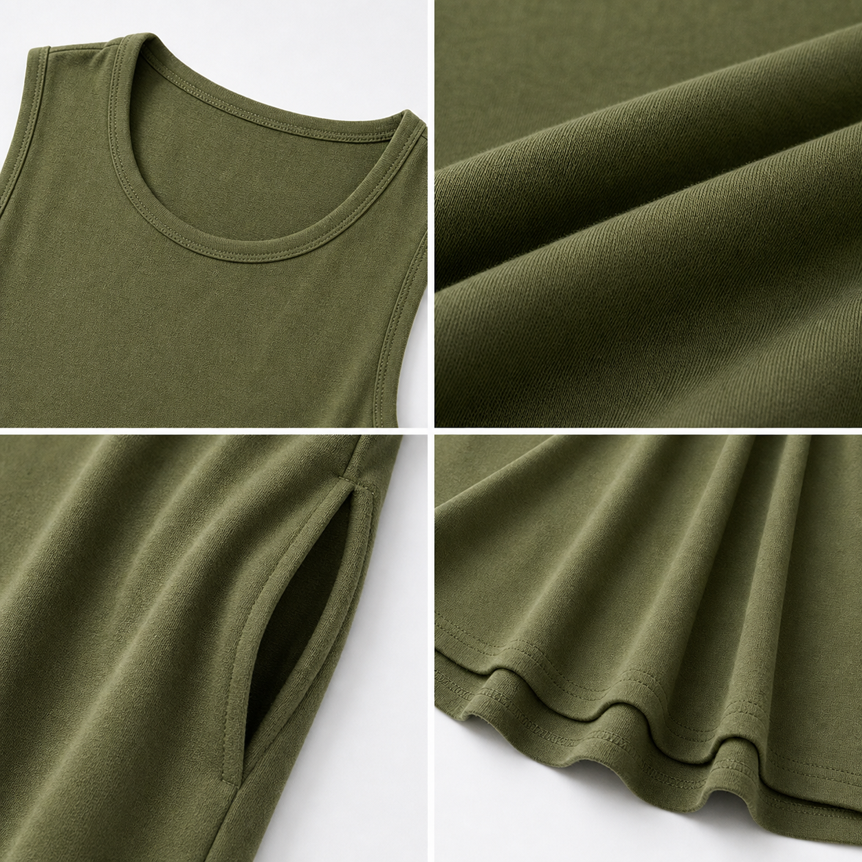 🔥CLEARANCE SALE🔥 Sleeveless Pocket Swing Dress - Details