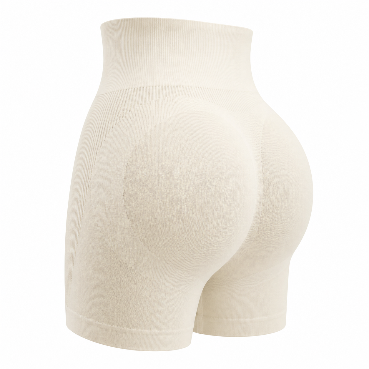 🔥CLEARANCE SALE🔥 High-Waist Seamless Sculpting Shorts - Ivory