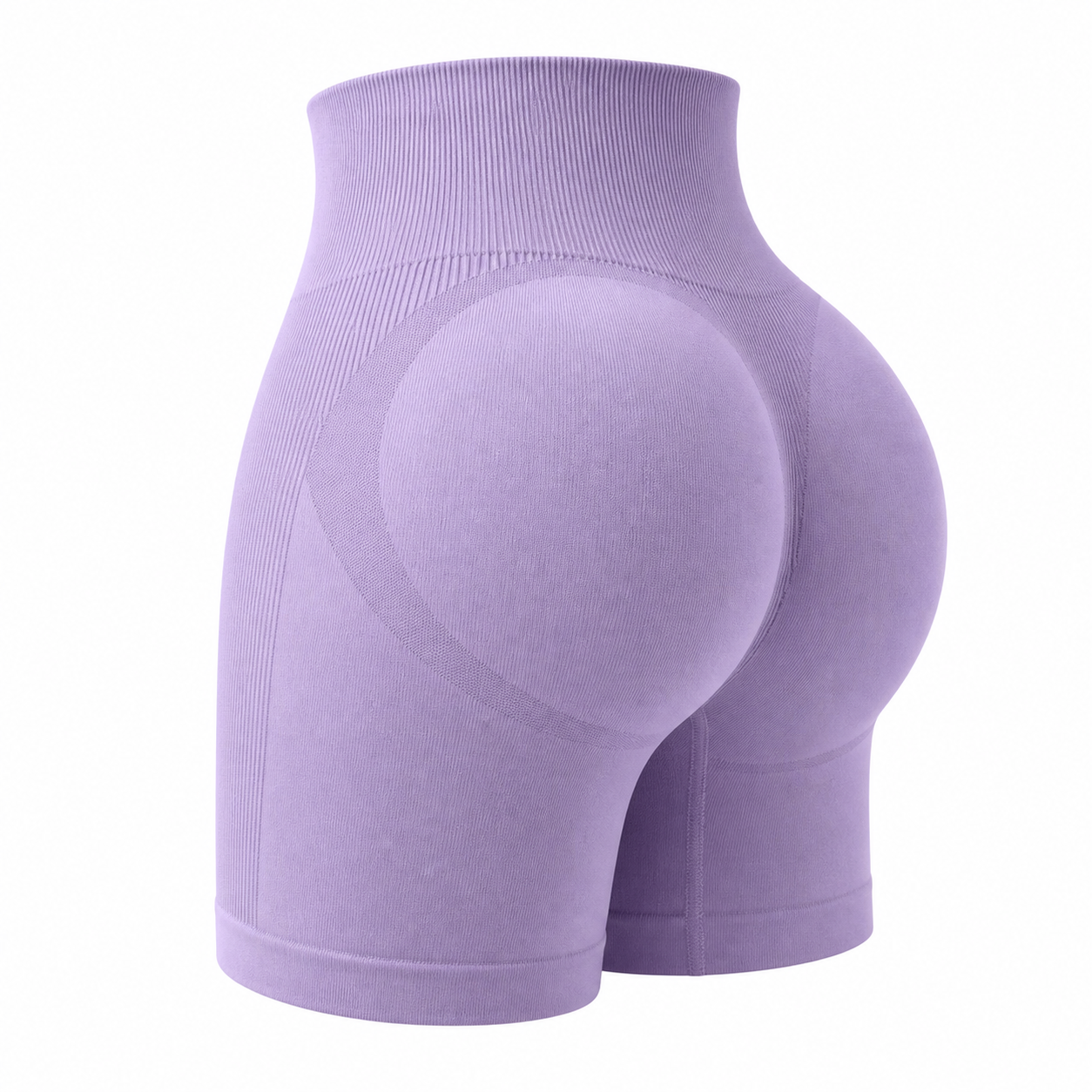 🔥CLEARANCE SALE🔥 High-Waist Seamless Sculpting Shorts - Lavender