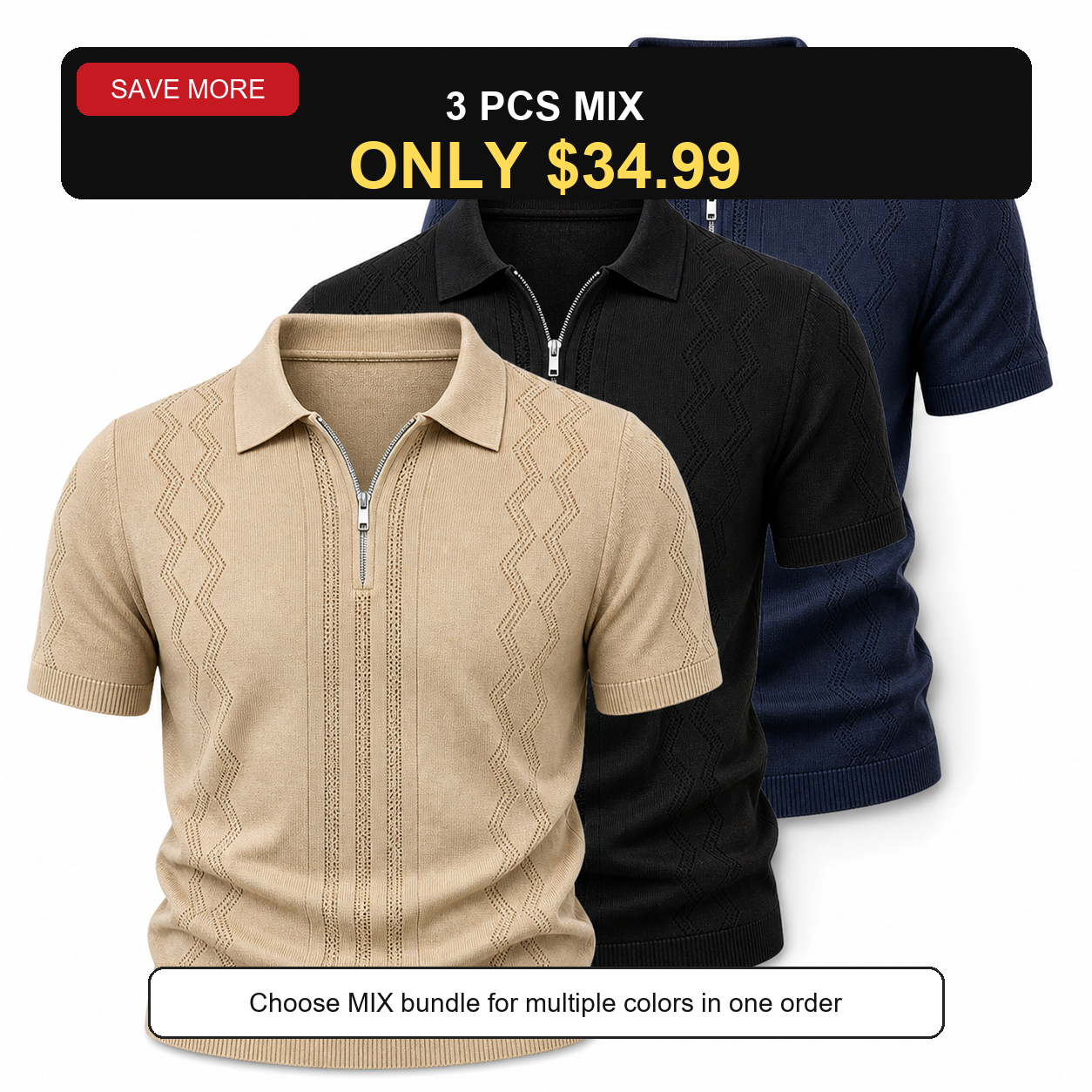 3 PCS MIX ONLY $34.99