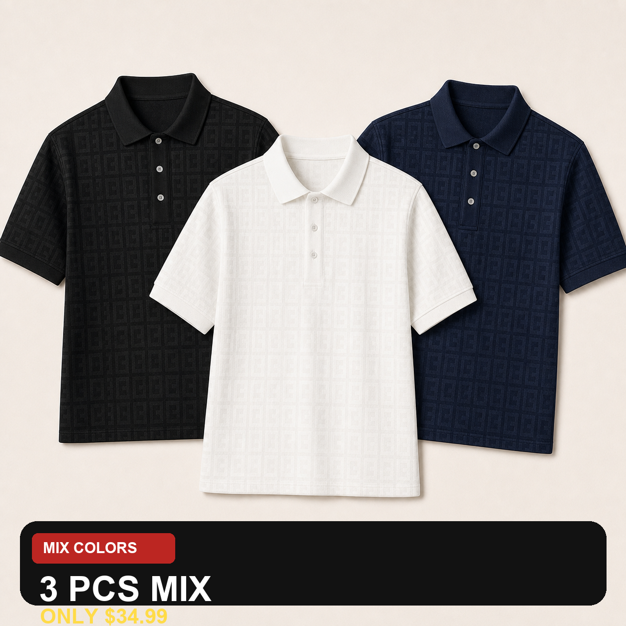 3 PCS MIX ONLY $34.99